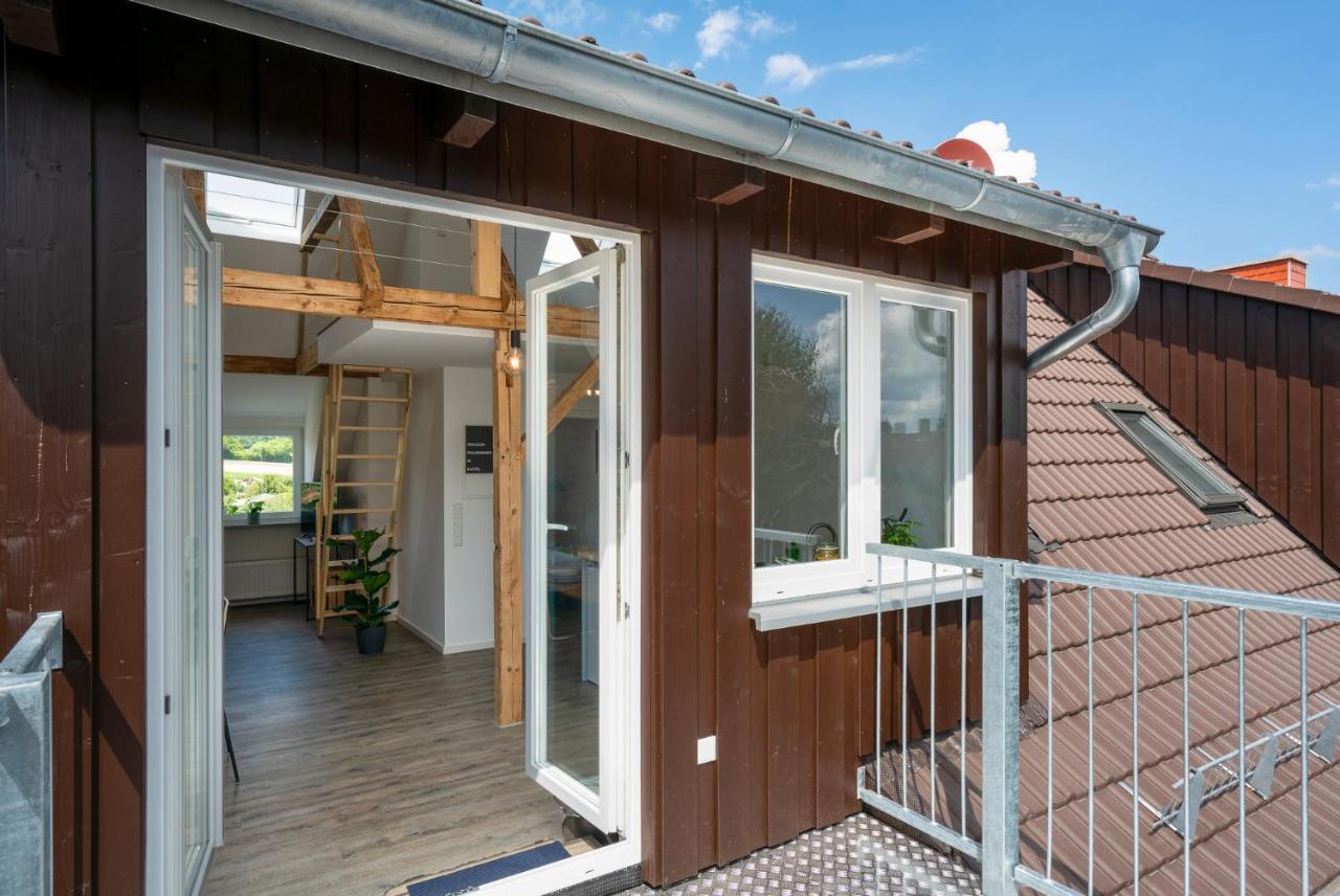 Cassel Lofts - Stilvolles Loft Im Gruenen Mit Balkon Nahe Vw-Werk Apartman Kültér fotó