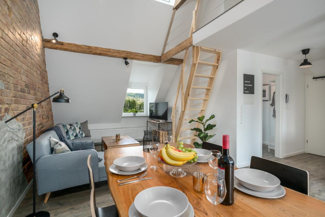 Cassel Lofts - Stilvolles Loft Im Gruenen Mit Balkon Nahe Vw-Werk Apartman Kültér fotó